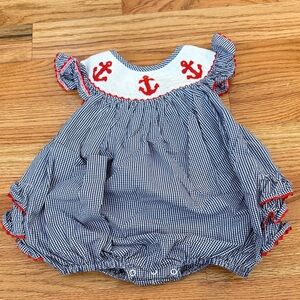 Nautical Baby Bubble with Anchor Design